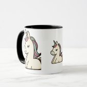 mug avec un design licorne (Devant gauche)
