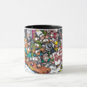 Mug avec un dessin animé sur la colombie (Centre)