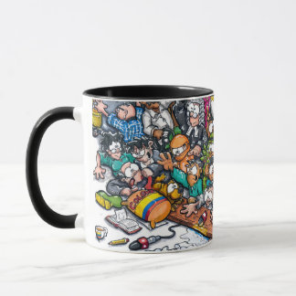 Mug avec un dessin animé sur la colombie