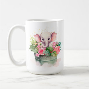 Mug avec un joli éléphant et l'inscription