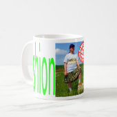 Mug avec un kilt essayé... et approuvé ! (Devant gauche)