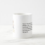 Mug avec un message positif amusant. (Centre)