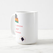 Mug avec un message pour protéger les bibliothécai (Devant gauche)