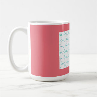 Mug avec un morceau d'amour.