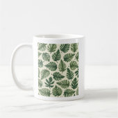 Mug avec un motif feuille (Gauche)