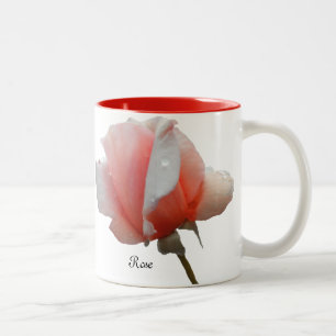 Mug avec un seul Rose rouge