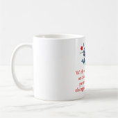 Mug Avec un talent ordinaire - Citation de persévéranc (Gauche)