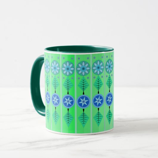 MUG AVEC UNE ART COOL POUR CADEAU D'ANNIVERSAIRE (Devant gauche)