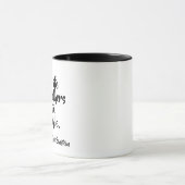 Mug avec une citation inspirante "La vie pour les  (Centre)