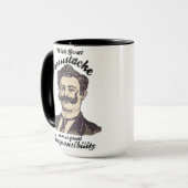 Mug Avec une grande moustache, vient grande responsabi (Devant gauche)