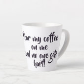 mug avec une inscription amusante (Angle droit)