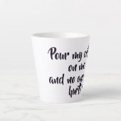 mug avec une inscription amusante (Devant)