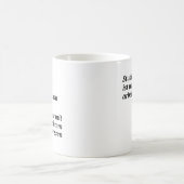 Mug "Avec une mauvaise conscience" (Centre)