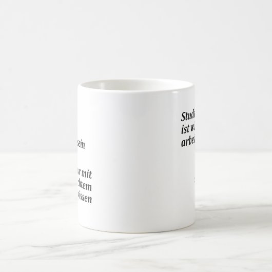 Mug "Avec une mauvaise conscience" (Centre)