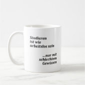 Mug "Avec une mauvaise conscience" (Gauche)