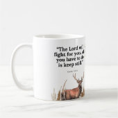 Mug avec verset aquarelle de la bible (Gauche)