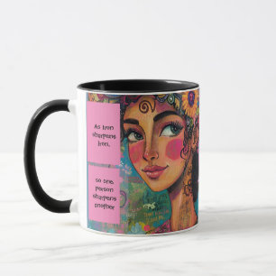 Mug avec versets de la Bible Positive de Proverbes