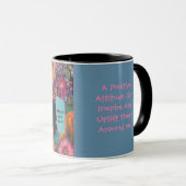 Mug avec versets de la Bible Positive de Proverbes (Devant droit)