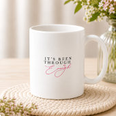 Mug Avec votre cœur soyez doux Citation de script enco