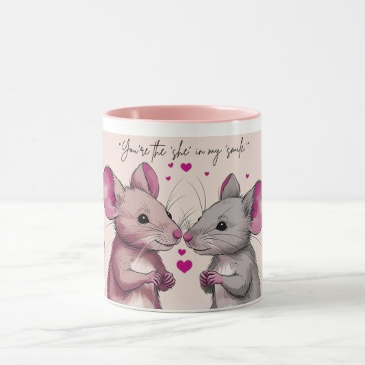 Mug "Avec Vous, Chaque Jour Ressent Comme Une Fille 🐭 (Centre)