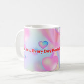 Mug Avec Vous Chaque Jour Sent Comme La Saint Valentin (Devant gauche)