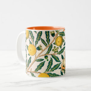 MUG AVEC WILLIAM MORRIS "POMEGRANATES JAUNES"