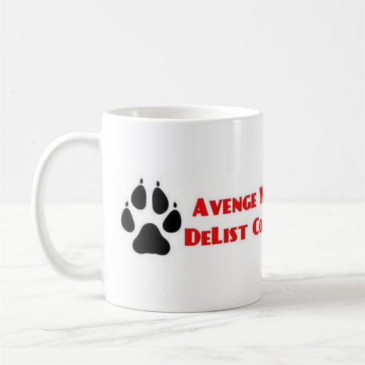 Mug Avenge Wolves Delist Congress Vote Them Out (Gauche)
