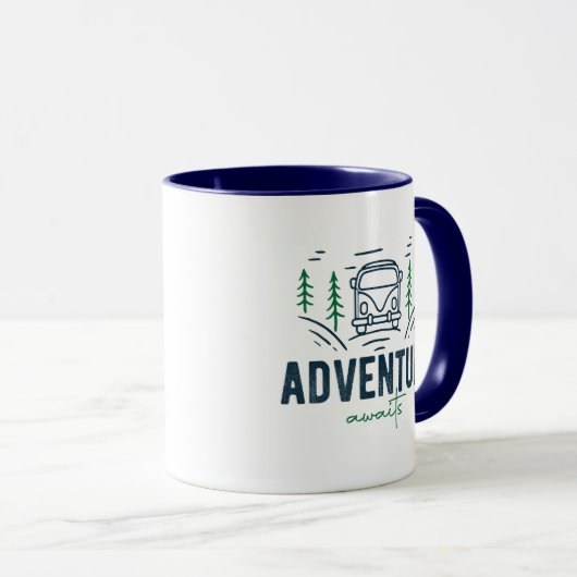 Mug Aventure Attend (Devant droit)