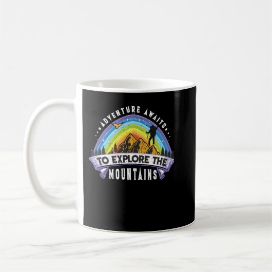 Mug Aventure Attend Pour Explorer Les Montagnes (Gauche)