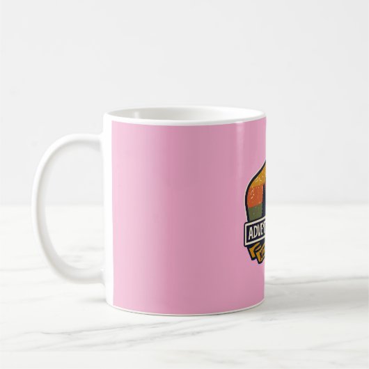 Mug Aventure Attend - Vintage � Esprit d'Aventure (Gauche)