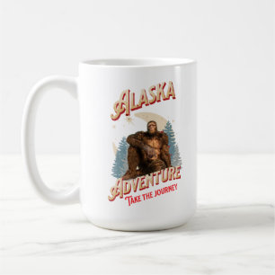 Mug Aventure Bigfoot en Alaska Art Rétro de la Nature