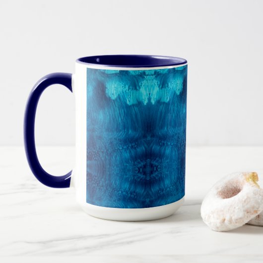 Mug Aventure bleue aztèque (Avec donut)