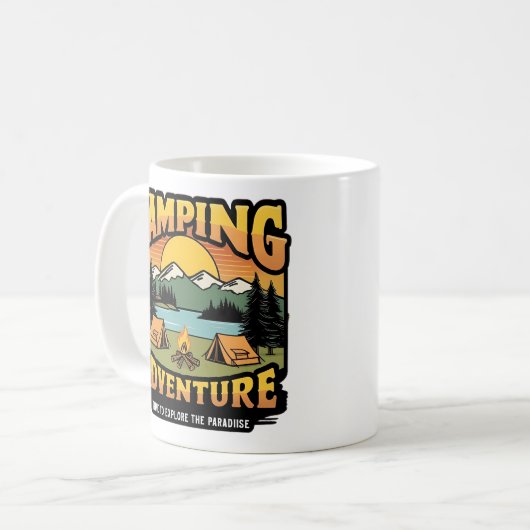Mug Aventure Camping (Devant gauche)