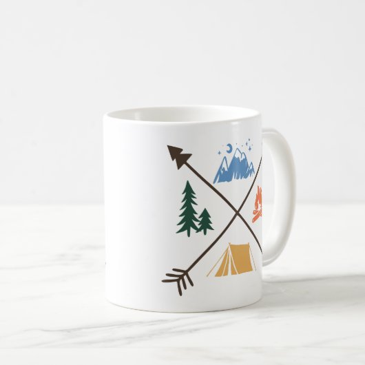 Mug Aventure Camping (Devant droit)