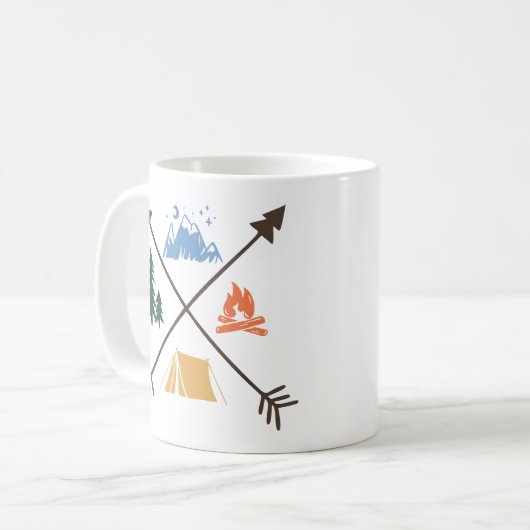 Mug Aventure Camping (Devant gauche)