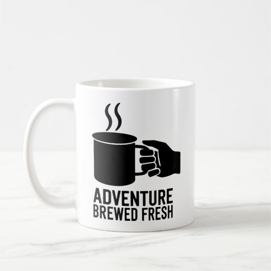 Mug Aventure Camping extérieur Design (Gauche)