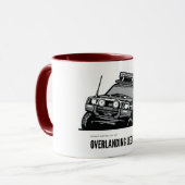 Mug Aventure Camping | Nissan Patrol 4x4  (Devant gauche)