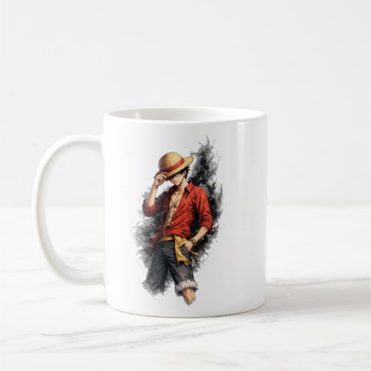Mug Aventure Chapeau de Paille Aquarelle (Gauche)
