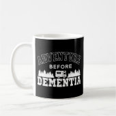 Mug Aventure de camping avant la démence Motorhome (Gauche)
