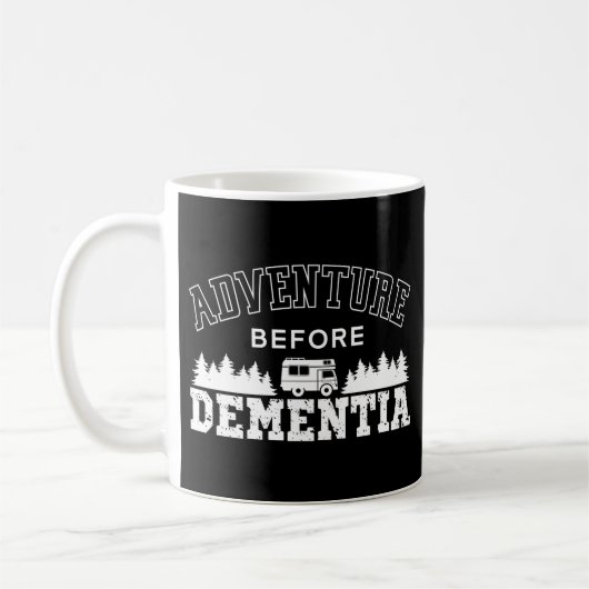 Mug Aventure de camping avant la démence Motorhome (Gauche)