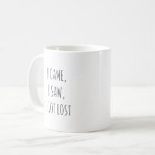 Mug Aventure de camping rustique et drôle Citation hum (Devant gauche)