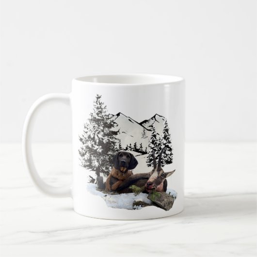Mug Aventure de chasse au chèvre de montagne (Gauche)