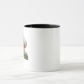 Mug Aventure de chiot Retriever doré de randonnée mign (Centre)