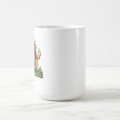 Mug Aventure de chiot Retriever doré de randonnée mign (Centre)