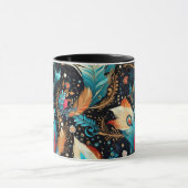 Mug Aventure de fusée cosmique vibrante (Centre)