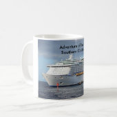 Mug Aventure de la croisière du sud de mers (Devant gauche)