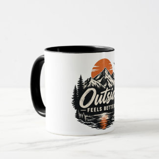 Mug Aventure de la nature de la montagne, ça fait du b