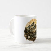 Mug Aventure de montagne plus haute vintage (Devant gauche)