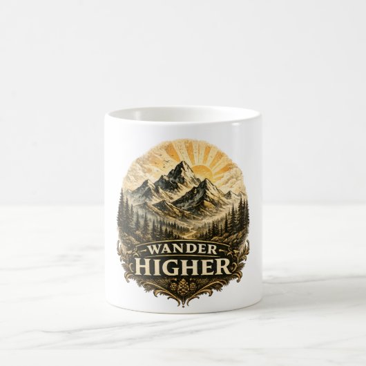 Mug Aventure de montagne plus haute vintage (Centre)