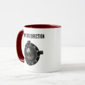 Mug Aventure de navigation de survie de la boussole mi (Devant gauche)